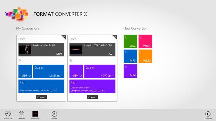 Format Converter X is an Apps can Convert Video or Audio files in other formats. You can convert a file in few simple steps maintaining or decreasing its quality, or for example you can extract the audio of a video.. In addition, when each operation will be completed, you’ll be noticed with a toast notification! Advertising […]