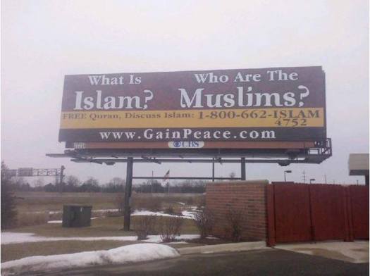A campaign aimed at educating Michiganders about Islam has taken to local highways through billboards offering the chance to learn about Islam...