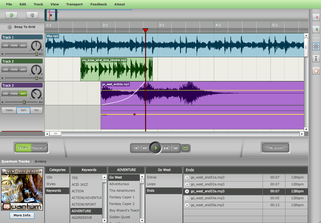 Myna: A Browser-based Audio Editor