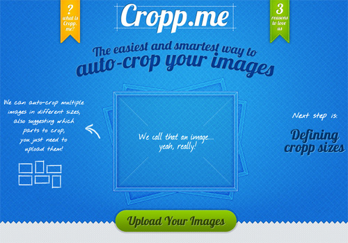 Auto-Cropping Images to any Sizes Online With Cropp.Me