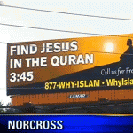 Find Jesus in the Qur’an Billboard