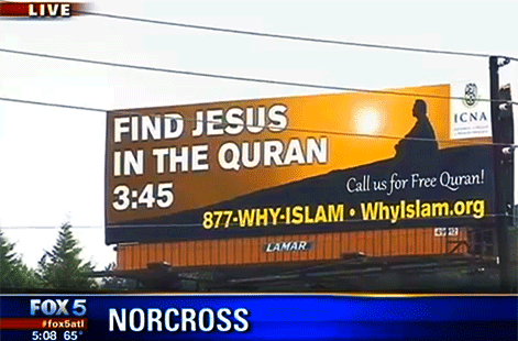 “Find Jesus in the Qur’an” Billboard Draws Attention