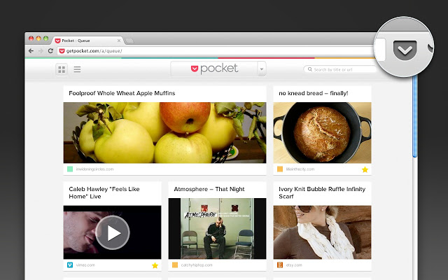Pocket Extension for Google Chrome