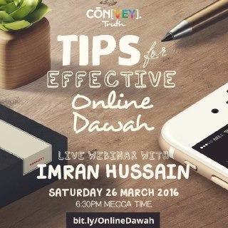 Online Da`wah Webinar: Don’t Miss