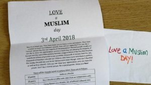 Love a Muslim Day against racism