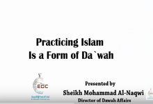Practicing Islam is a Form of Da`wah